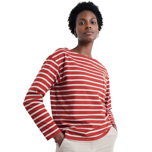 Seasalt Cornwall Beach Boat Top Breton Red Sail Chalk